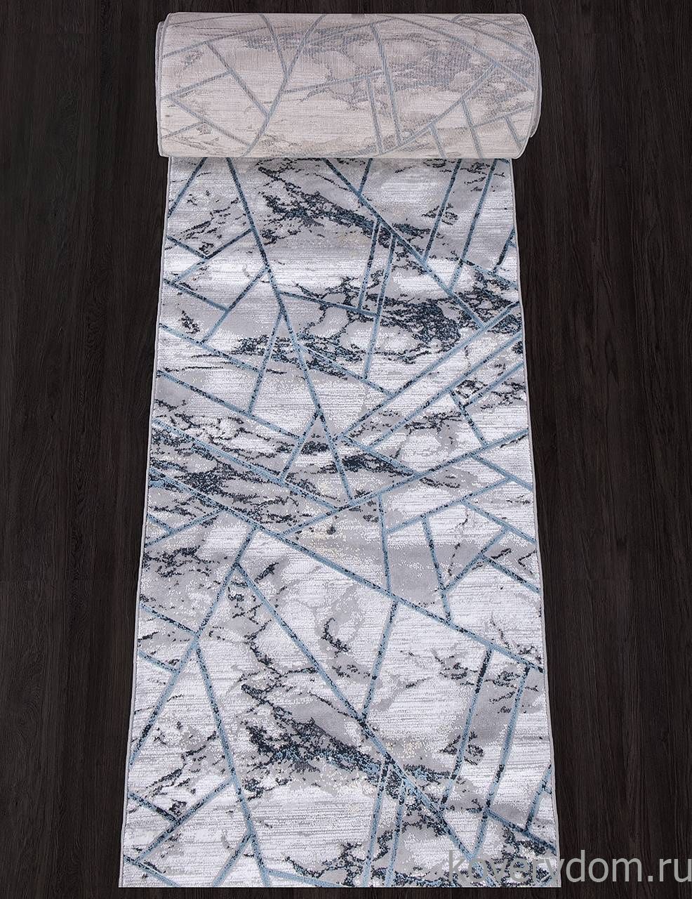Ковровая Дорожка AJMAL LP 319 GREY / NAVY Ковровая Дорожка AJMAL LP 319 GREY / NAVY