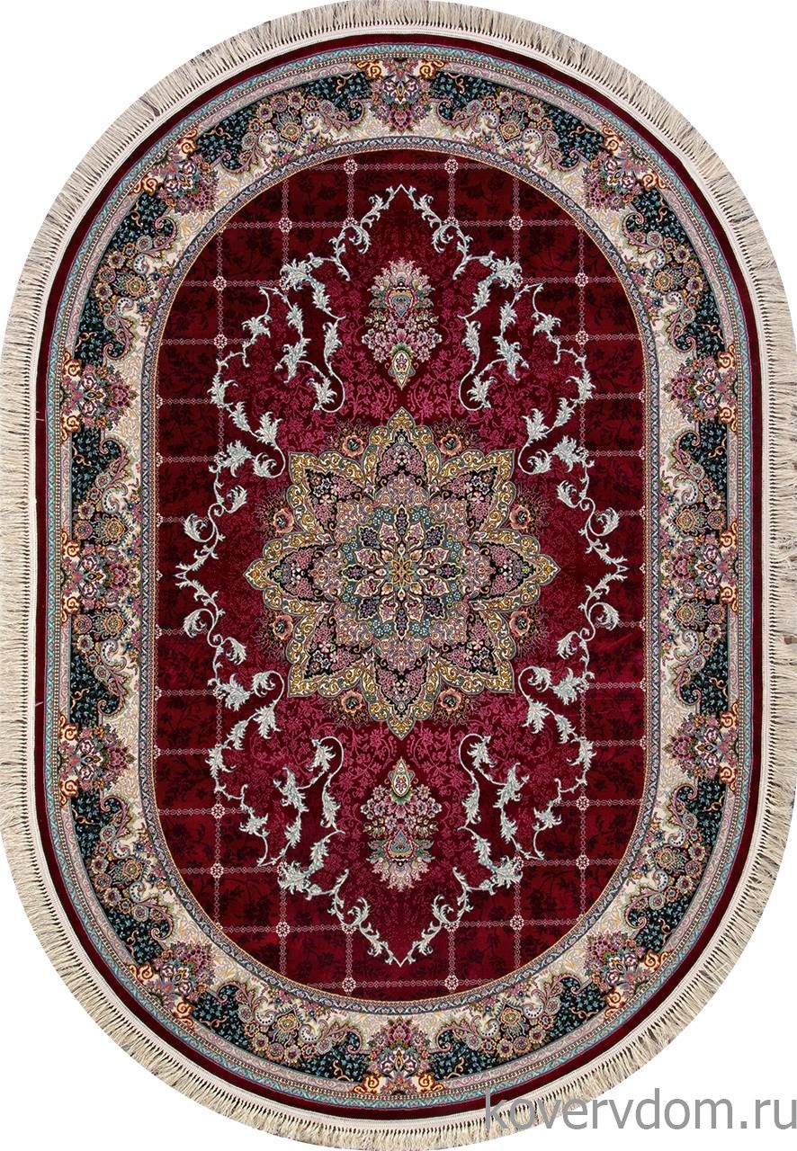 Ковер TEHRAN 7586 RED Овал Ковер TEHRAN 7586 RED Овал