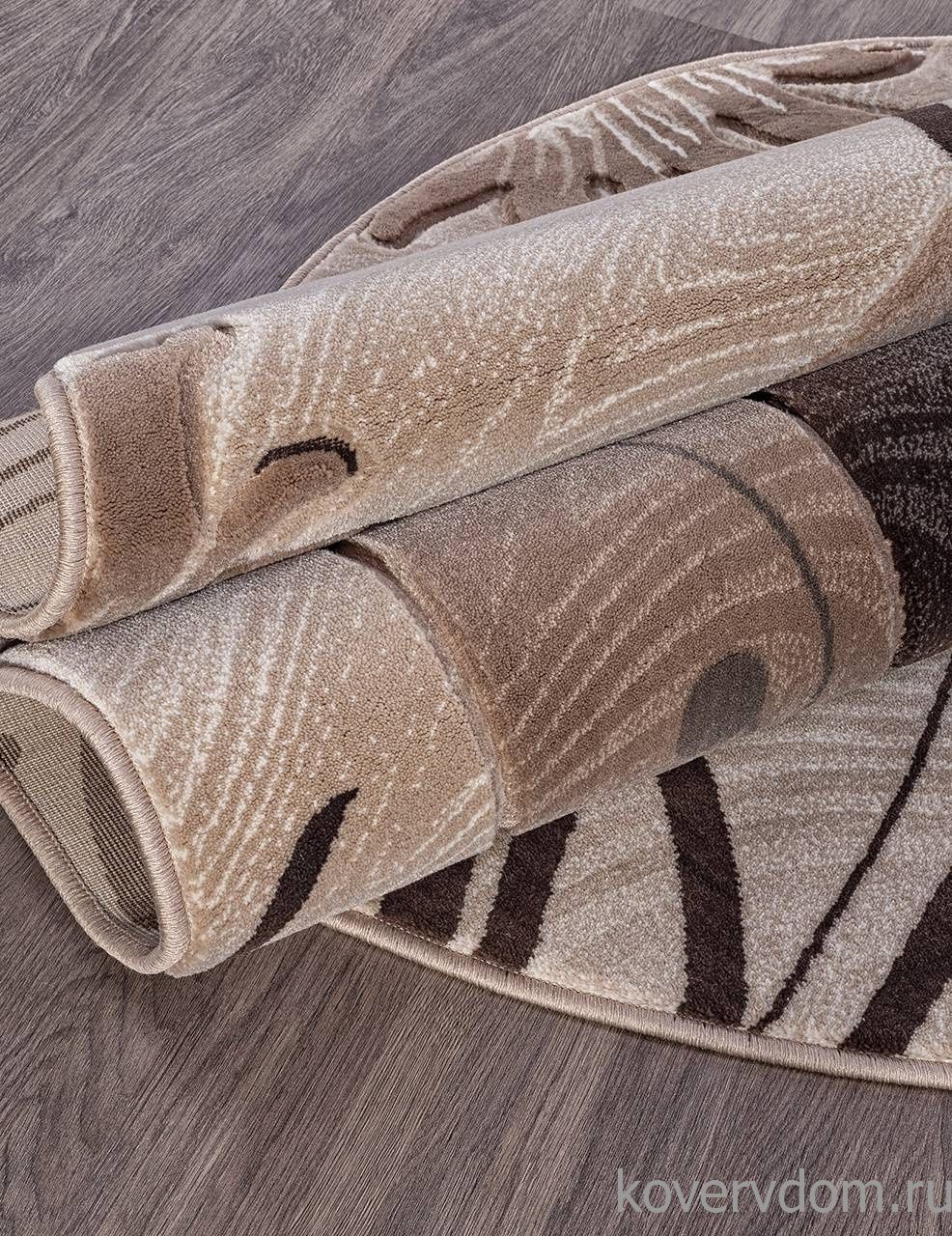 Ковер MEGA CARVING 4780 BEIGE Овал