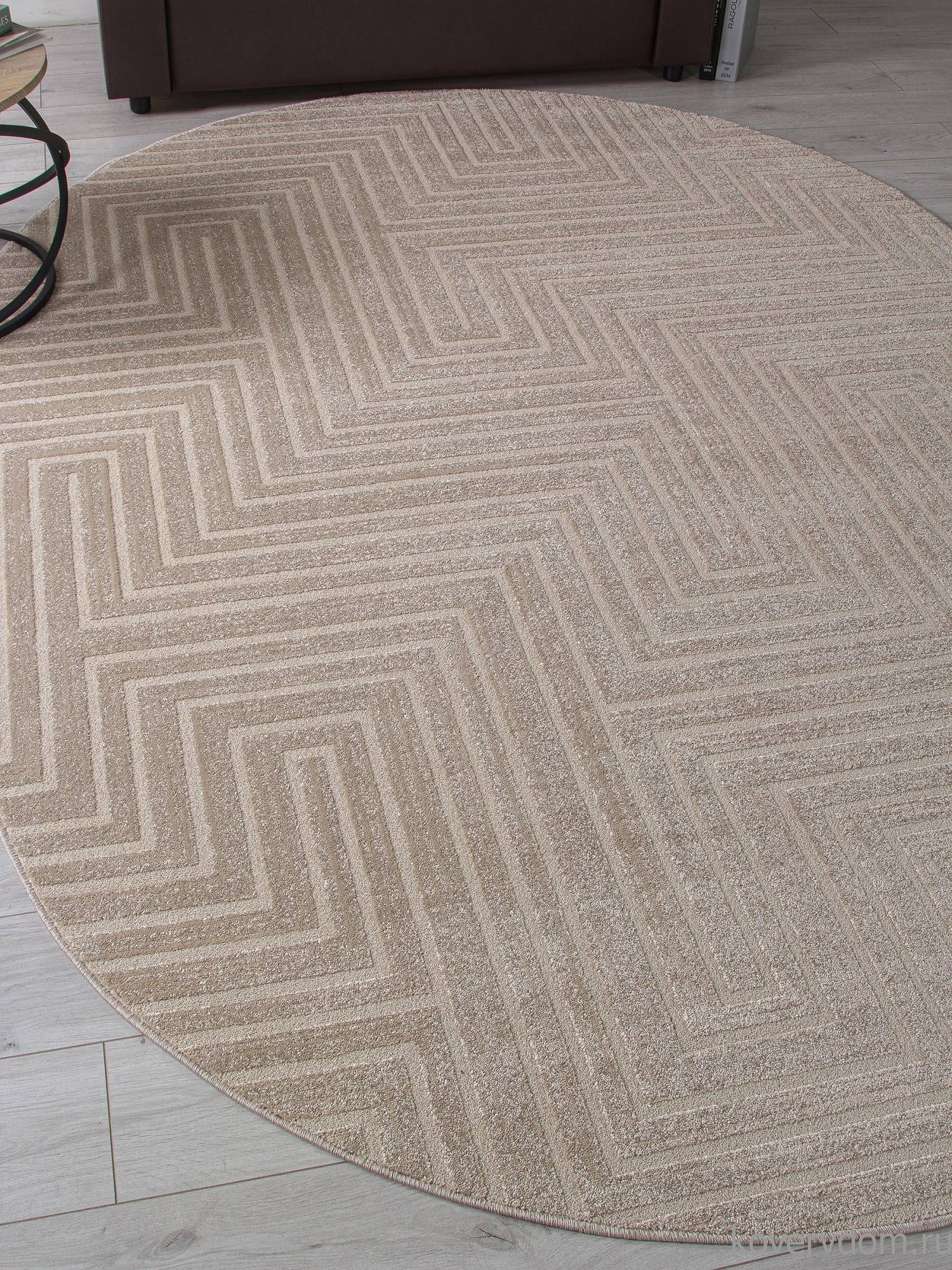 Ковер DIOS F412 LIGHT BEIGE Овал Ковер DIOS F412 LIGHT BEIGE Овал