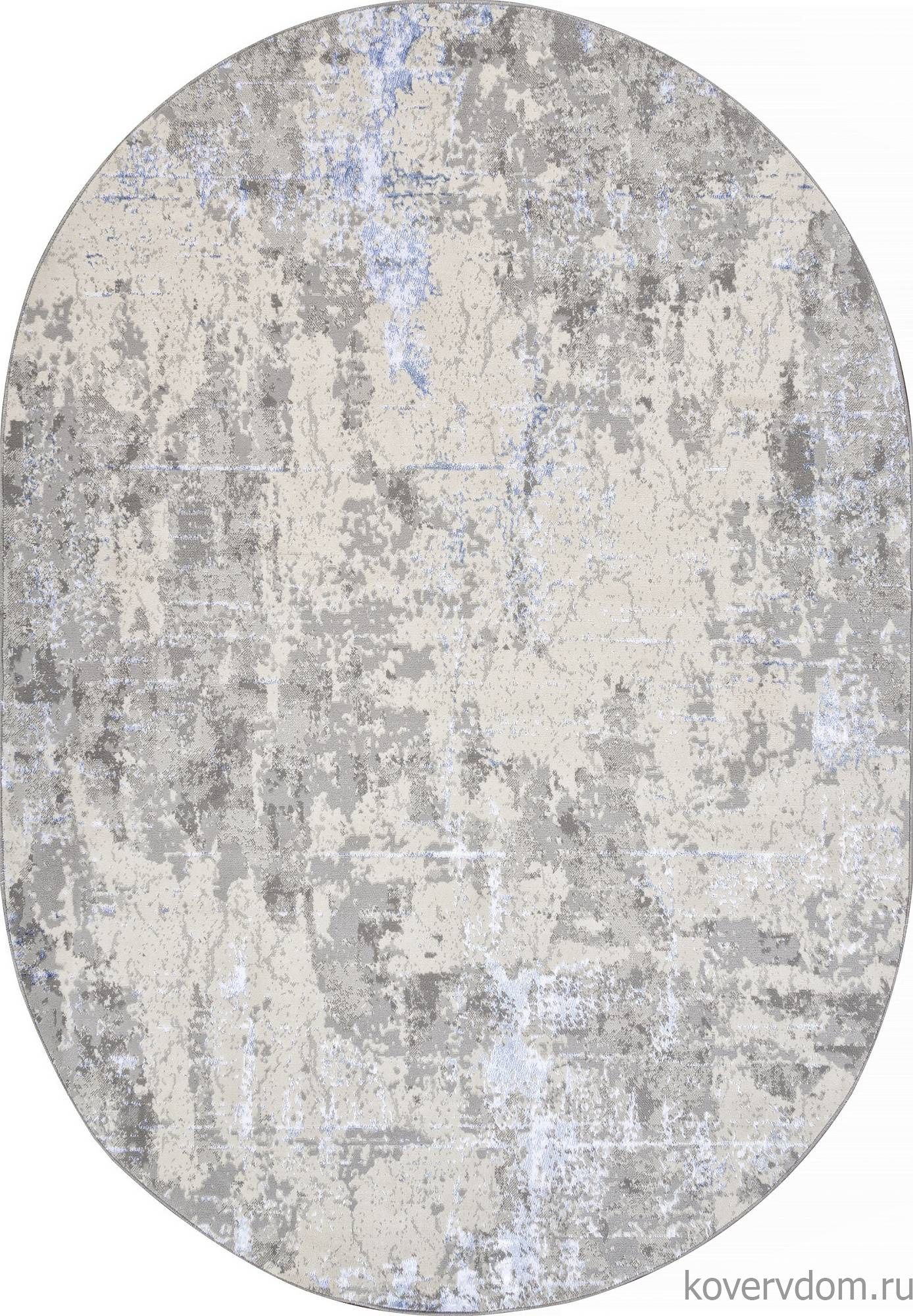 Ковер LIMAN F169 CREAM-BLUE Овал