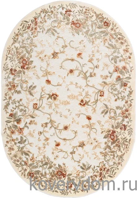 Рельефный ковер из вискозы GENOVA  38027 6262 60 ОВАЛ