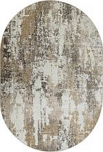 Ковер в зал бежевый NATUREL-A F229 BEIGE Овал