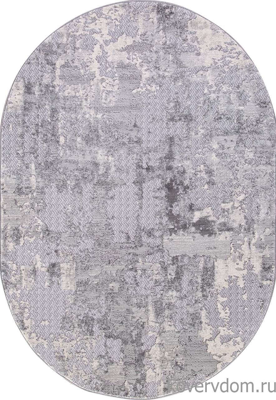 Ковер MARDAN 1253C COKEN D.GREY / K.GREY Овал