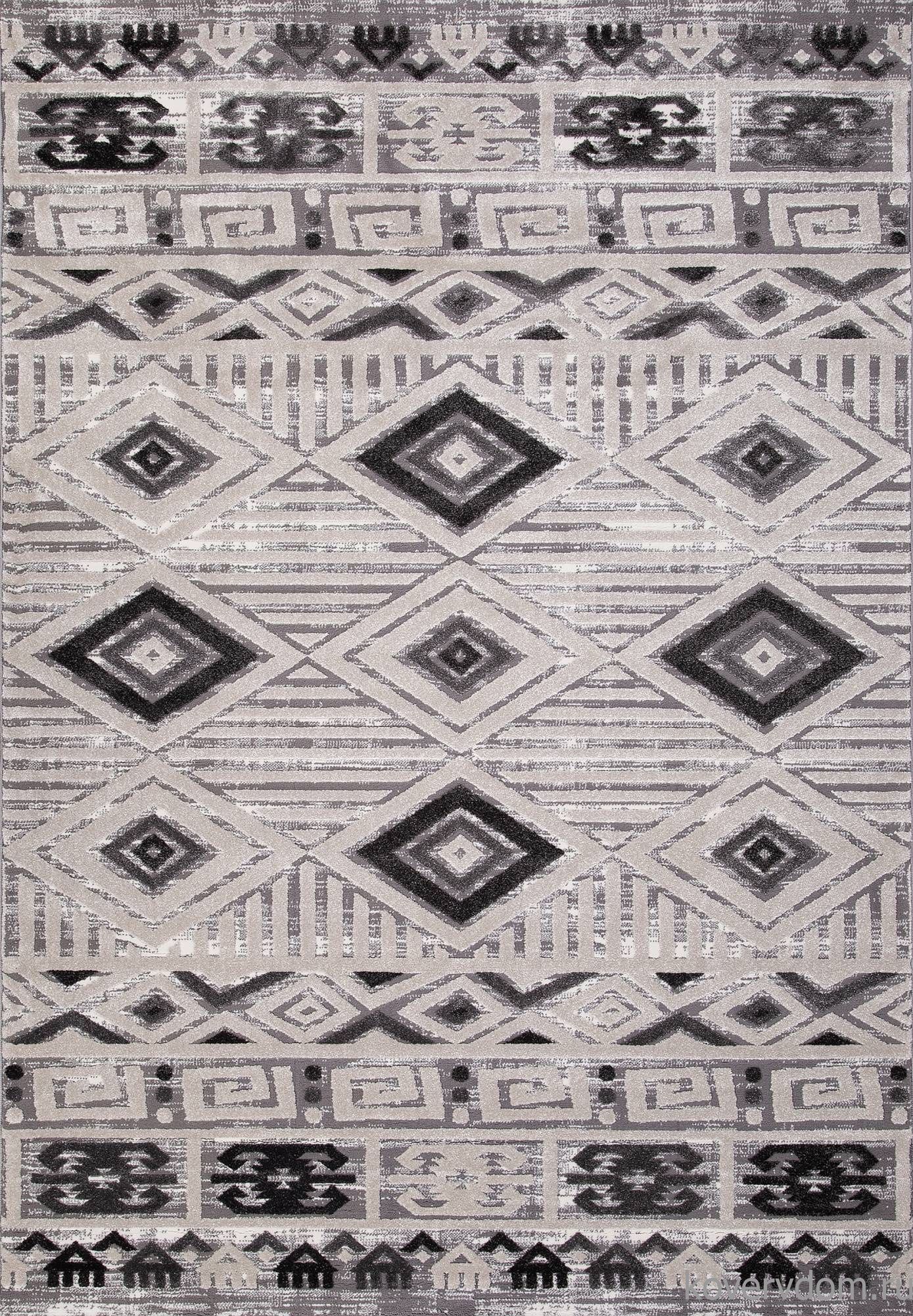 Ковер ECLIPSE QP002 WHITE / D.GRAY