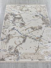 Современный ковер серый MOSSO 27243A GRY / NAVY