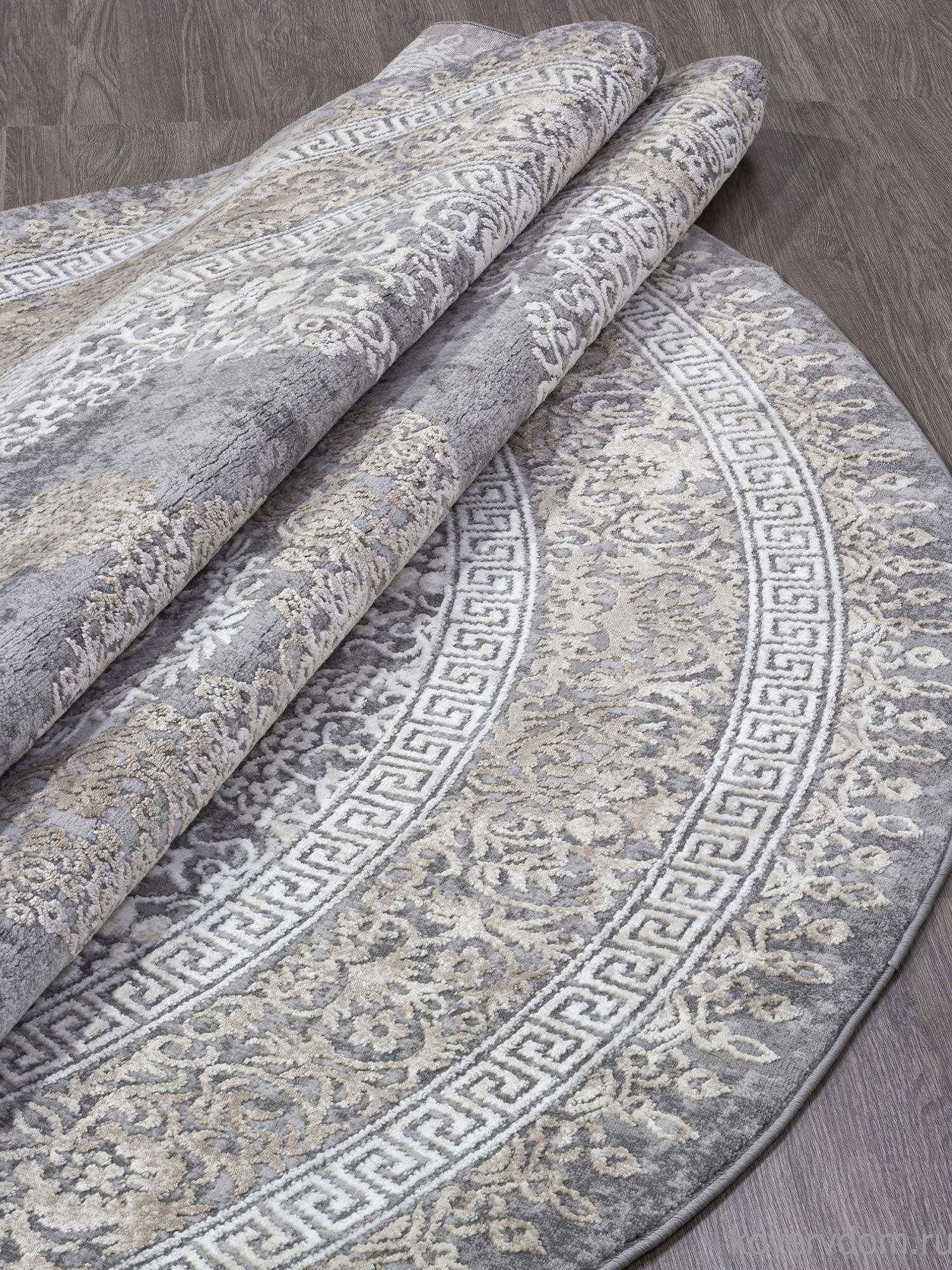 Ковер ARMINA 04073C GREY / BROWN Круг