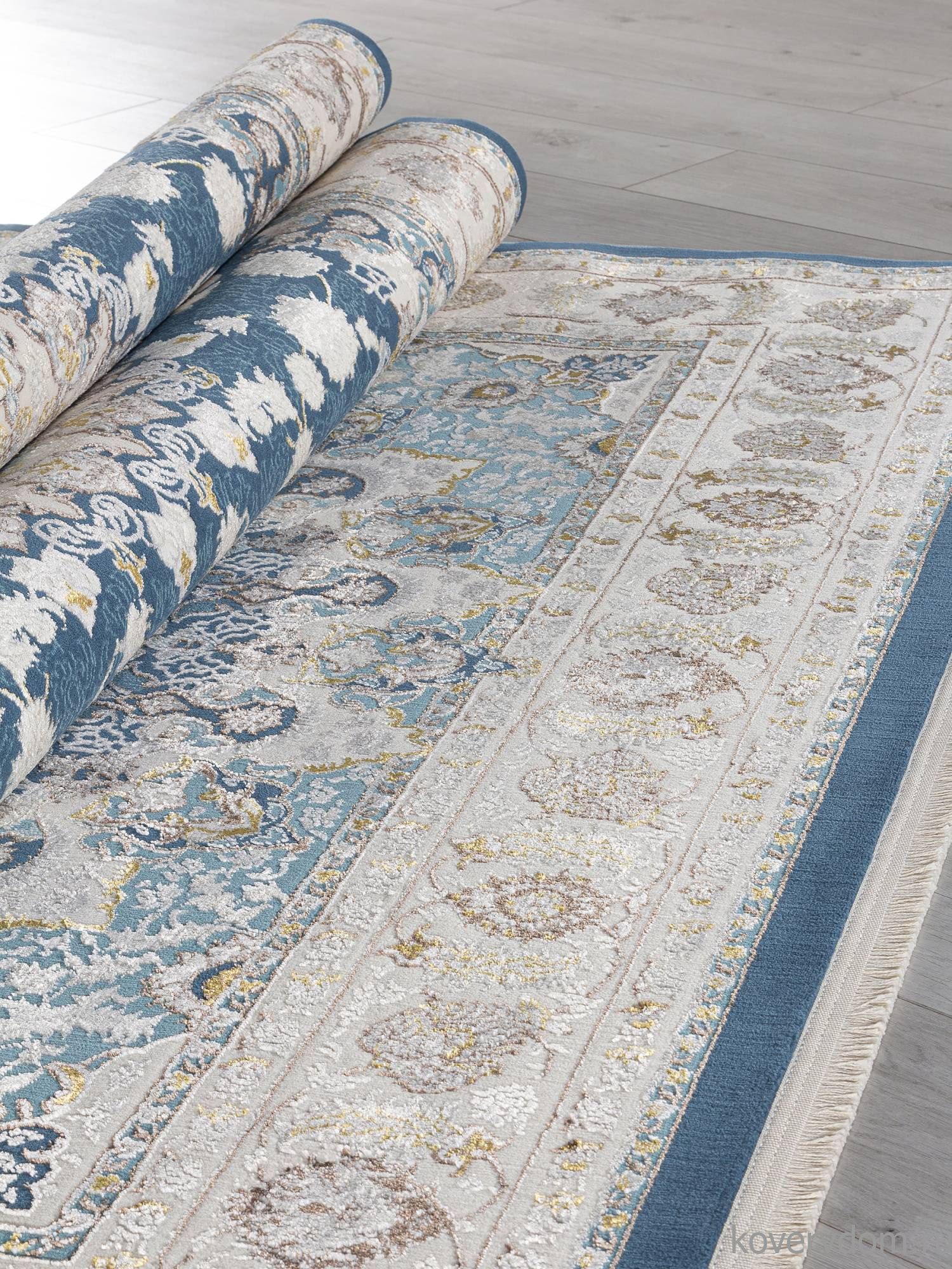 Ковер ZARINA A050B D.BLUE / CREAM