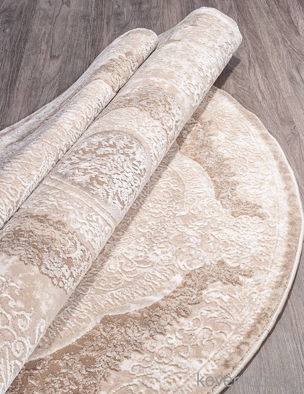 Ковер ARMINA 03880B BROWN / BROWN Круг Ковер ARMINA 03880B BROWN / BROWN Круг