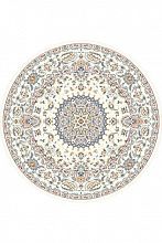 Круглый ковер синий Hunnu Wool+Viscose Round 6C1103 001