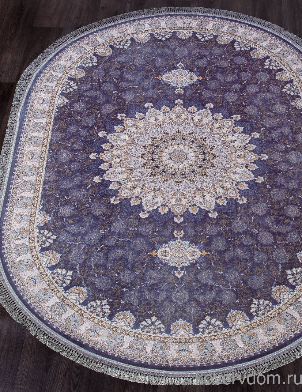 Ковер FARSI 1200 G253 BLUE-C Овал