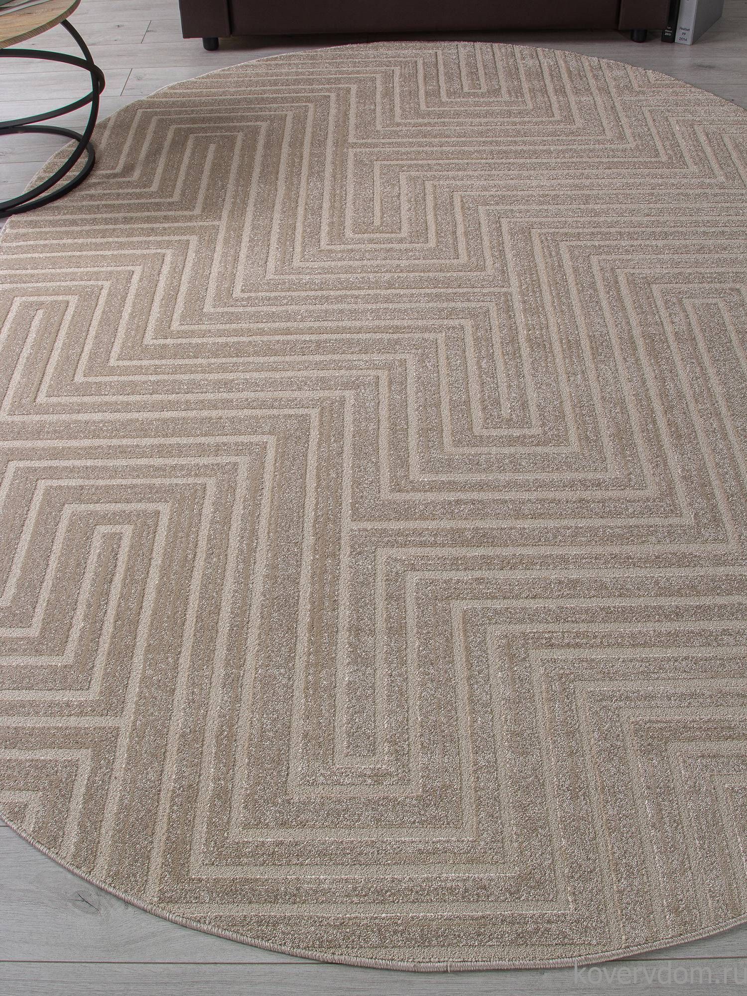 Ковер DIOS F412 LIGHT BEIGE Овал Ковер DIOS F412 LIGHT BEIGE Овал