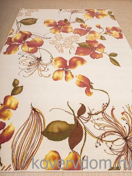 Шерстяной ковер Hunnu R Цветы 6A1535 001