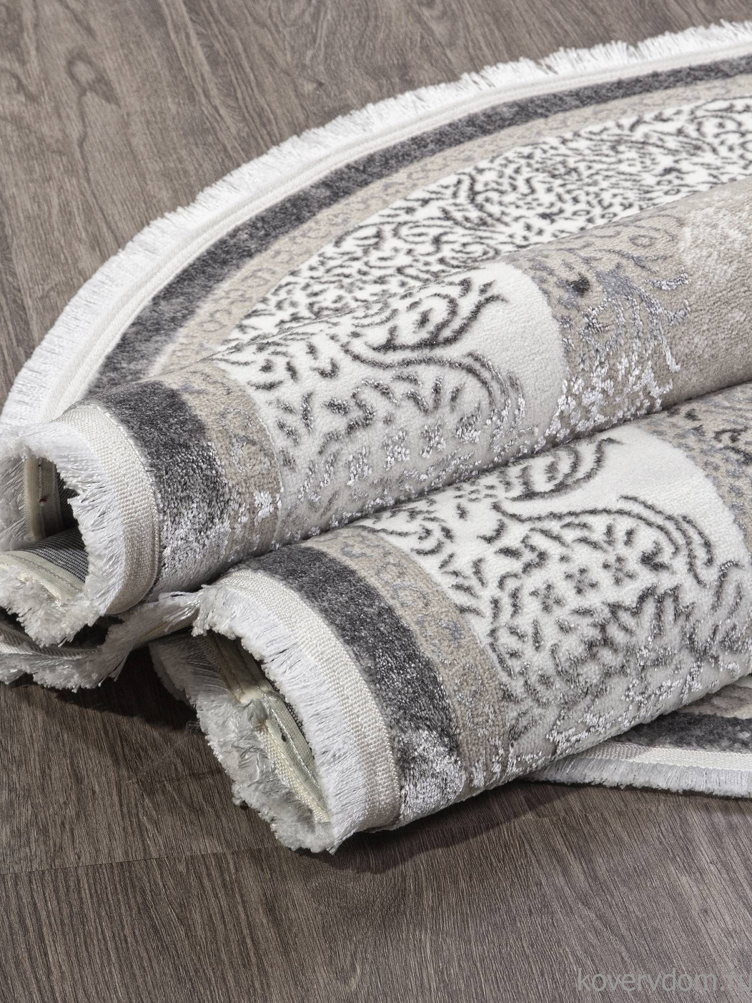 Ковер ALFANI Q009A GREY FDY / CREAM SHRINK Овал