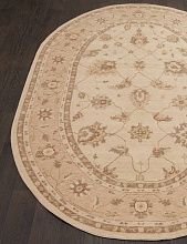 Ковер из Турции из шерсти NAIN 102-01-BC CREAM-CAPPUCCINO Овал