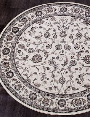Ковер VALENCIA DELUXE D251 CREAM-BROWN Круг