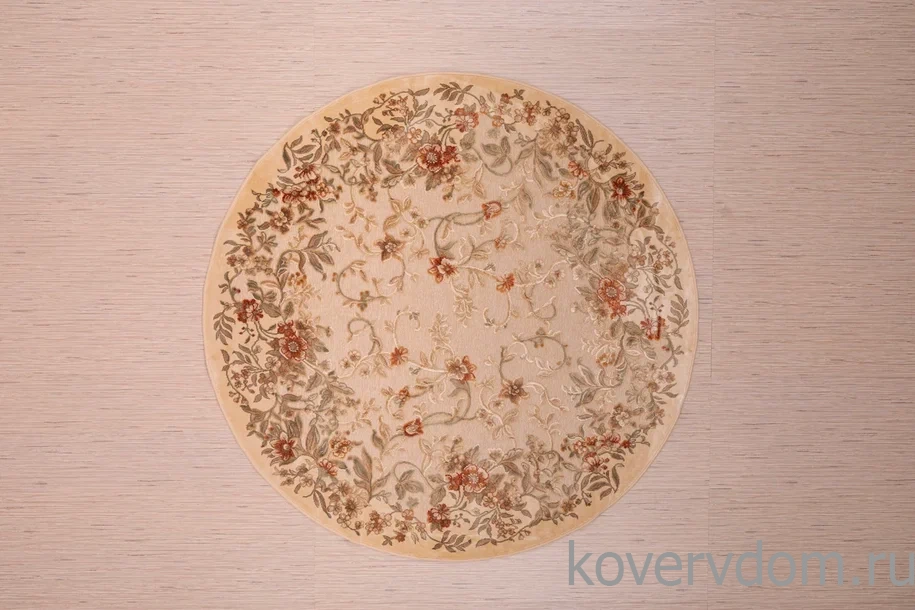 Рельефный ковер из вискозы GENOVA 38027 6262 60 КРУГ