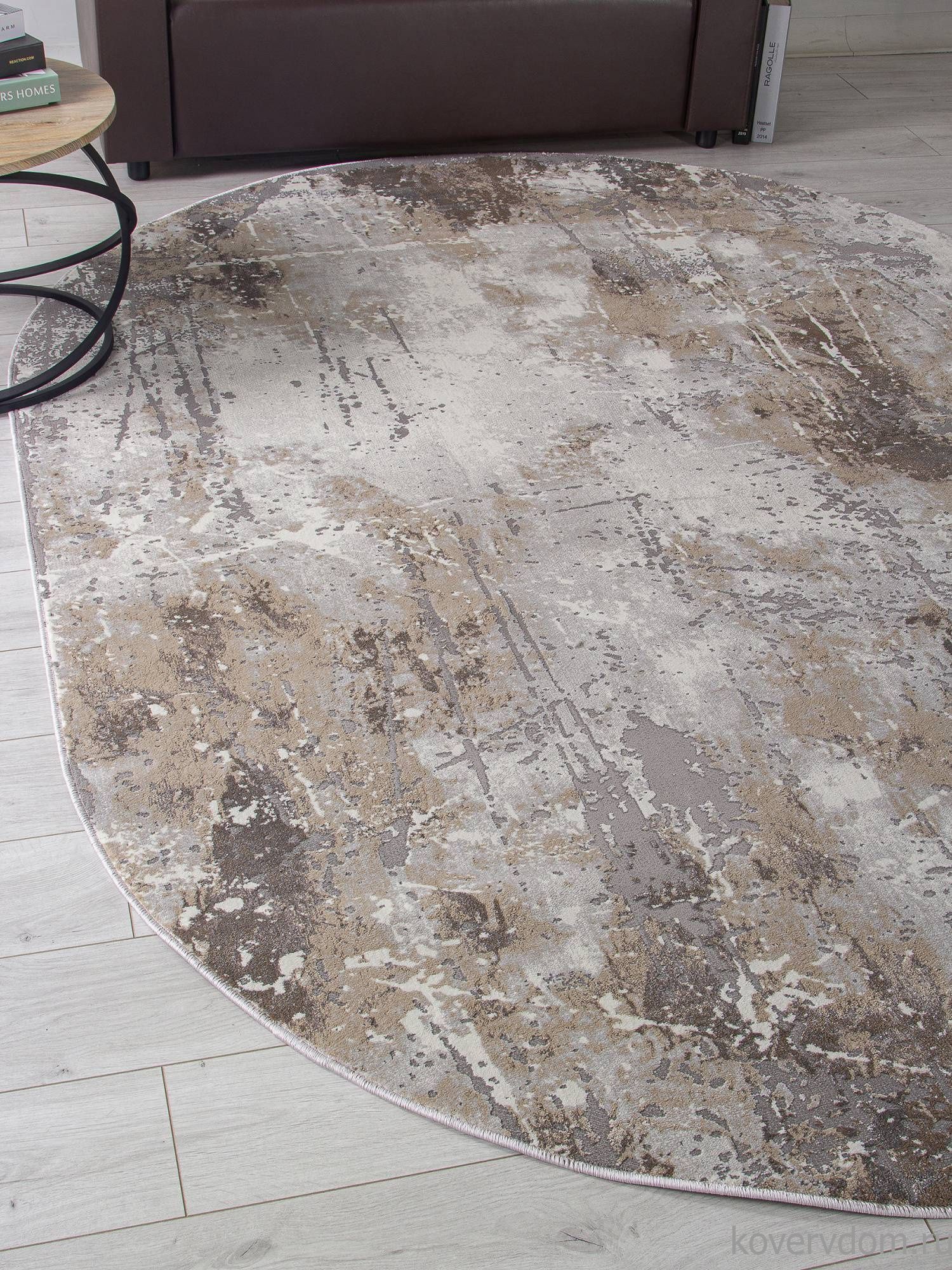 Ковер GRAFF 3433 GRAY-BEIGE Овал