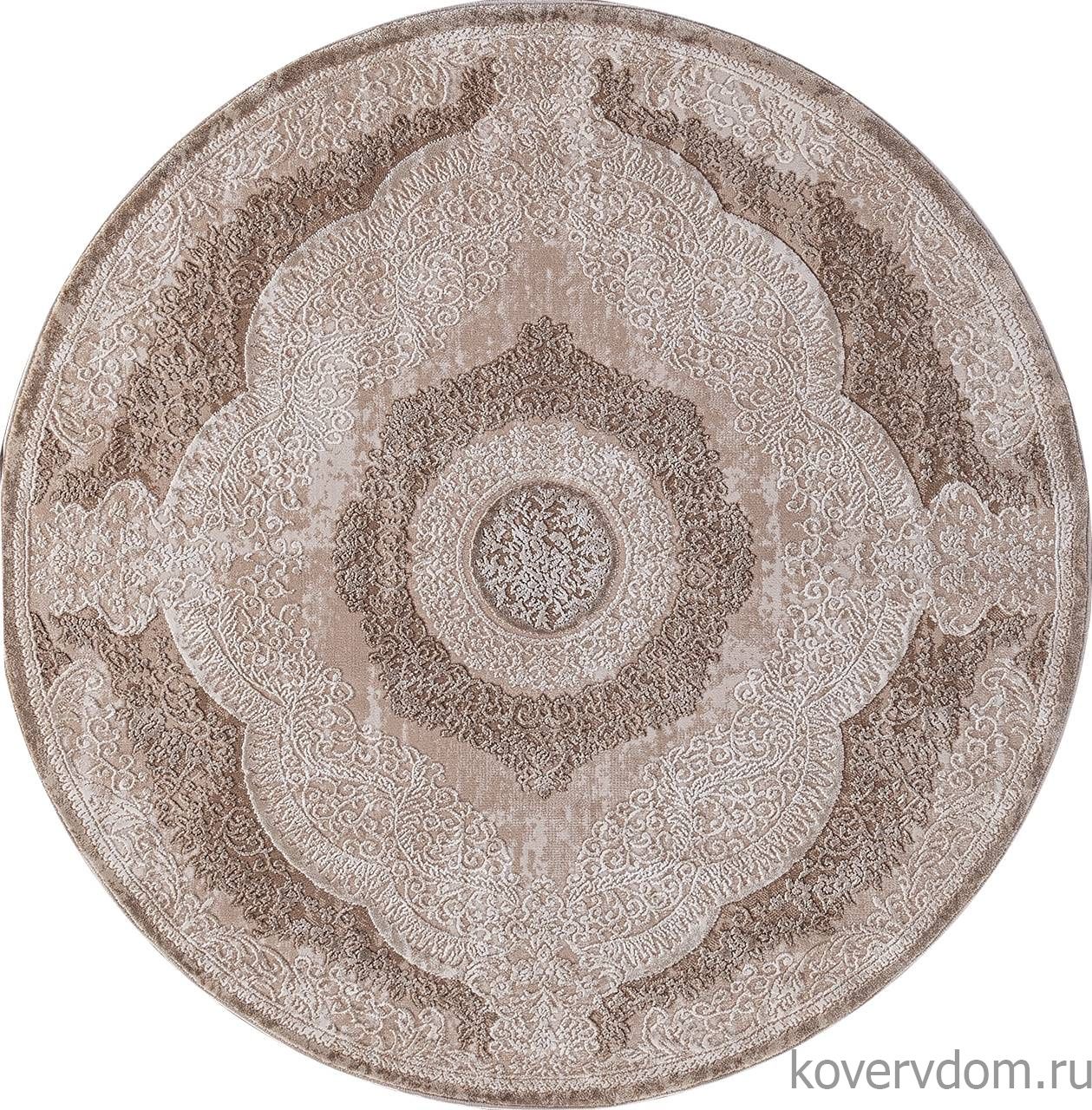 Ковер ARMINA 03880B BROWN / BROWN Круг Ковер ARMINA 03880B BROWN / BROWN Круг
