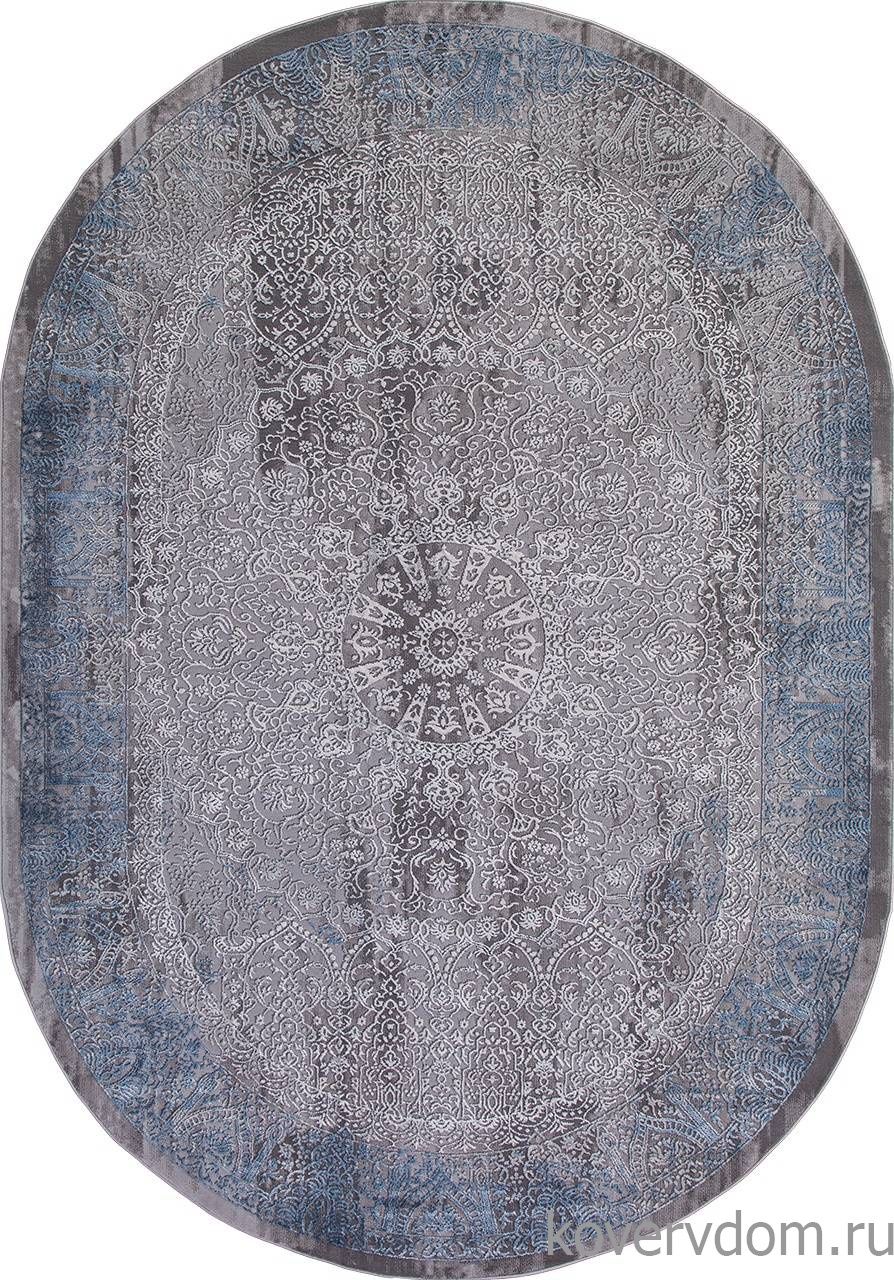 Ковер ARMINA 03878A BLUE / BLUE Овал