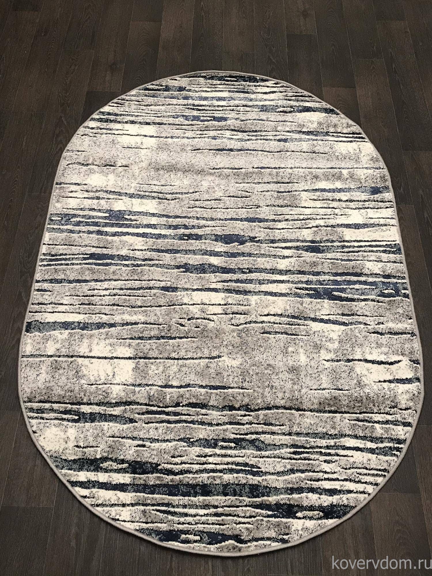 Ковер SUNRISE 2 D451 GRAY-BLUE Овал Ковер SUNRISE 2 D451 GRAY-BLUE Овал