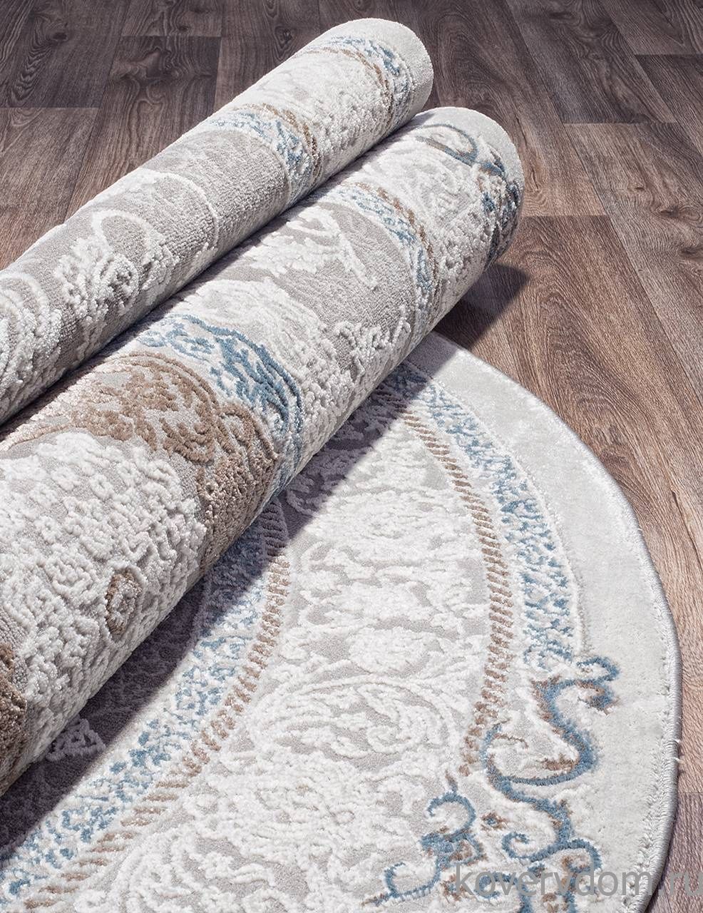 Ковер ARMINA 03874A BLUE / BLUE Овал Ковер ARMINA 03874A BLUE / BLUE Овал