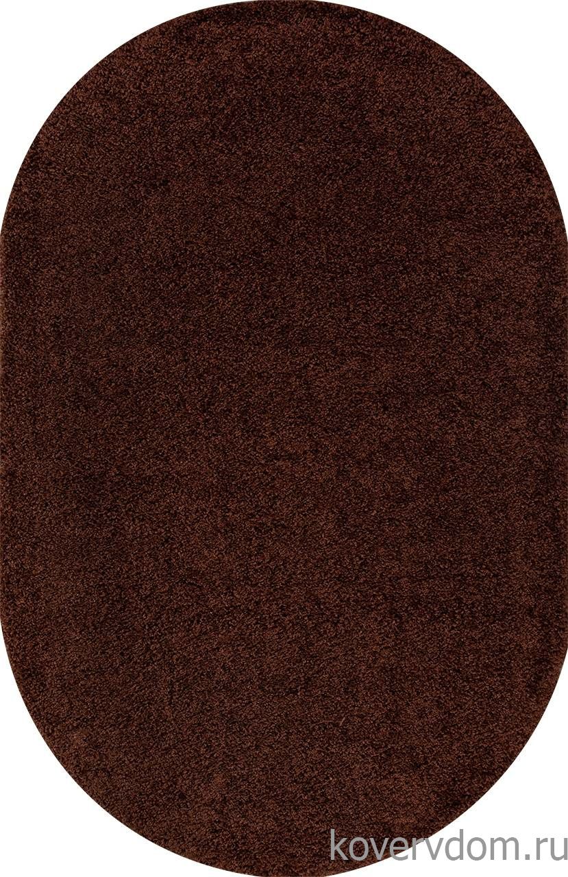 Ковер SHAGGY ULTRA S600 BROWN Овал