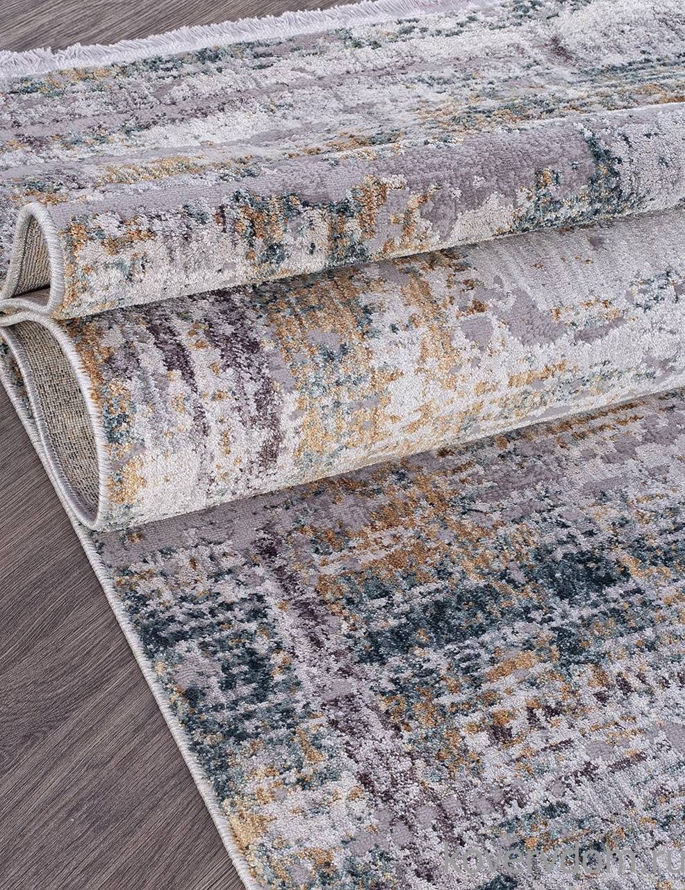 Ковер из полиэстера SEATTLE 03877A ACIK GRI / MAVI