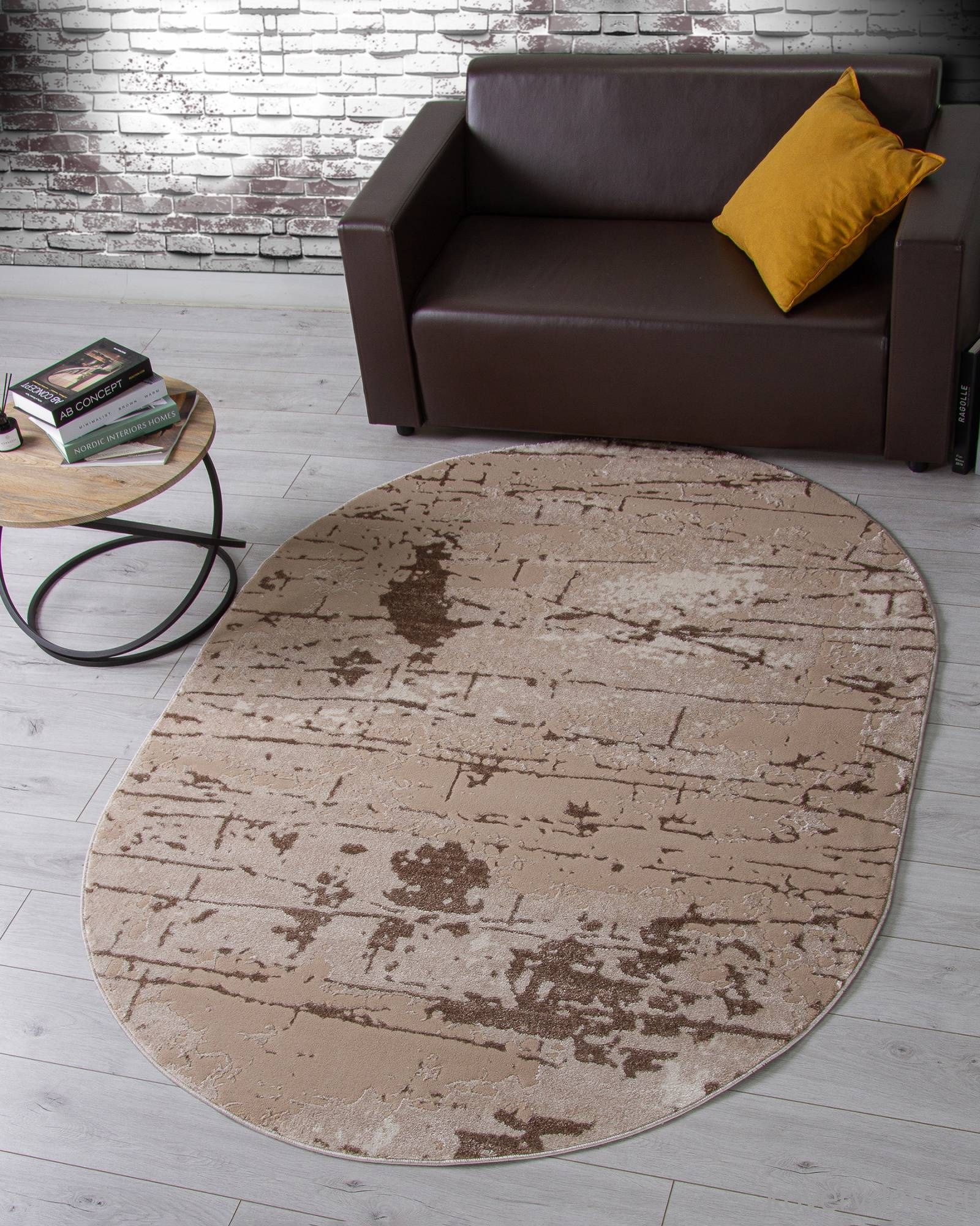 Ковер ALABAMA F174 BEIGE Овал