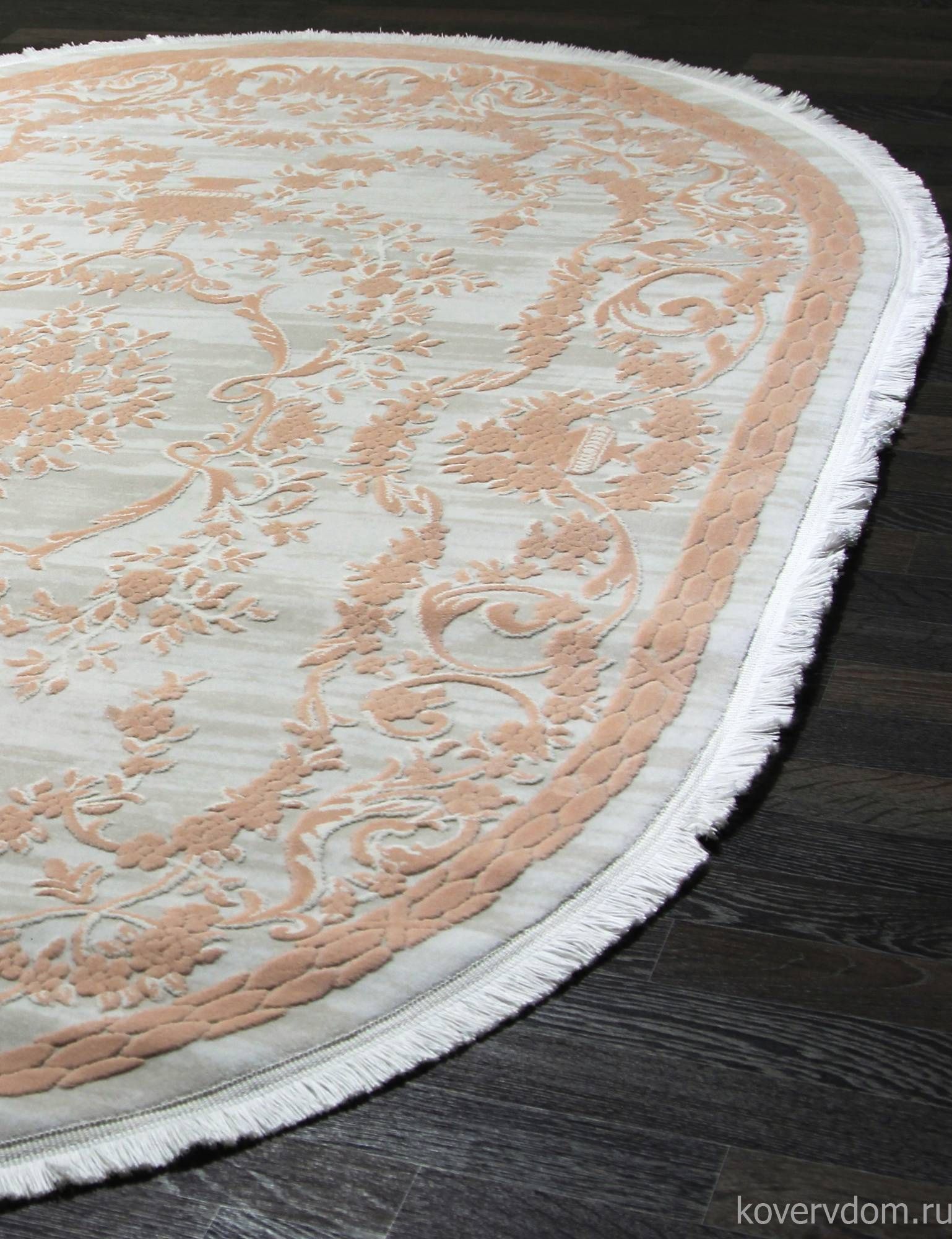 Ковер TRUVA 08330P PINK / PINK Овал