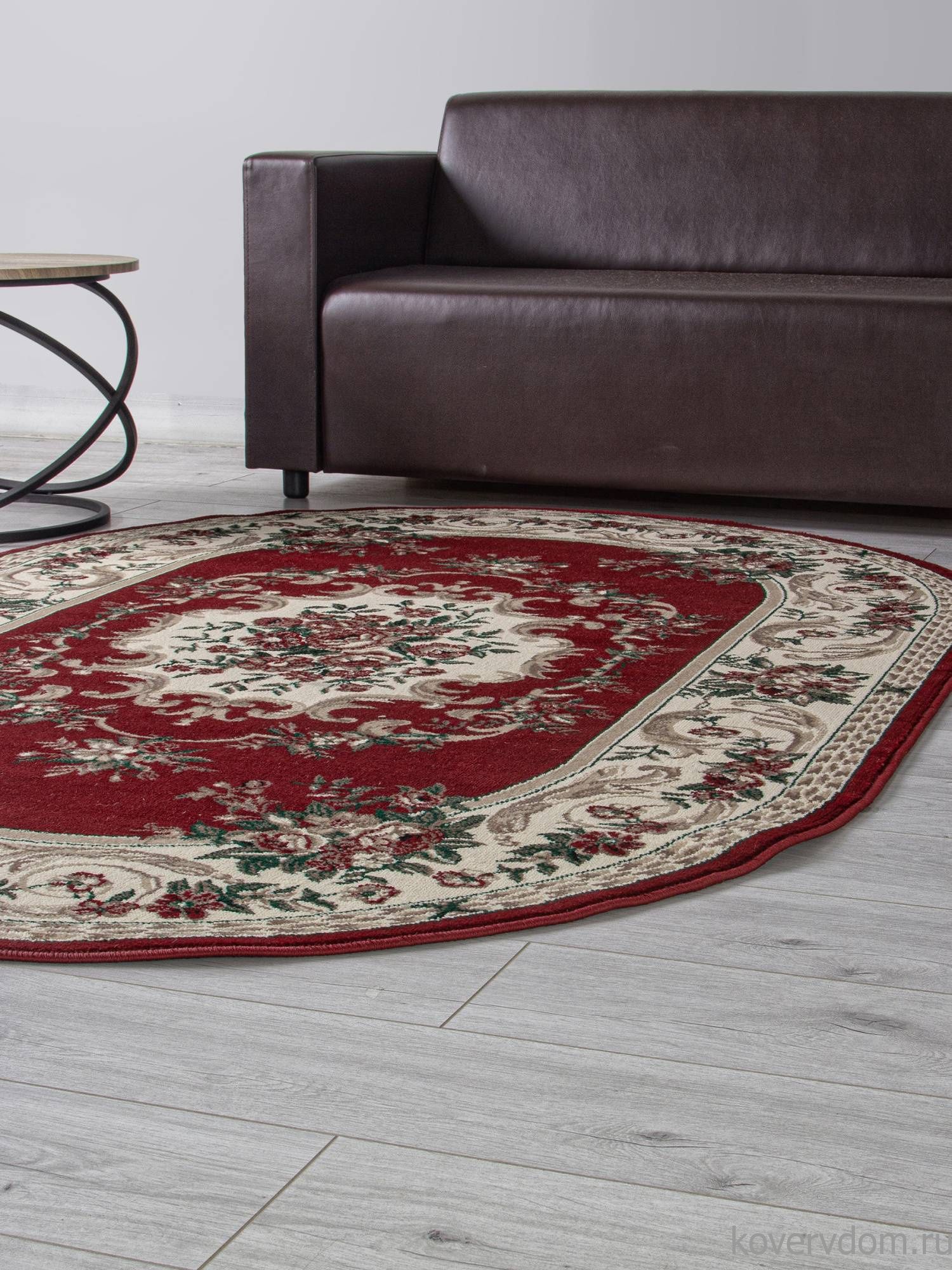 Ковер COLIZEY D057 RED Овал
