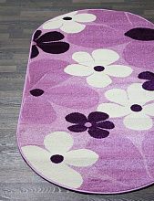 Овальный ковер розовый SUNRISE 2 V148 PINK Овал