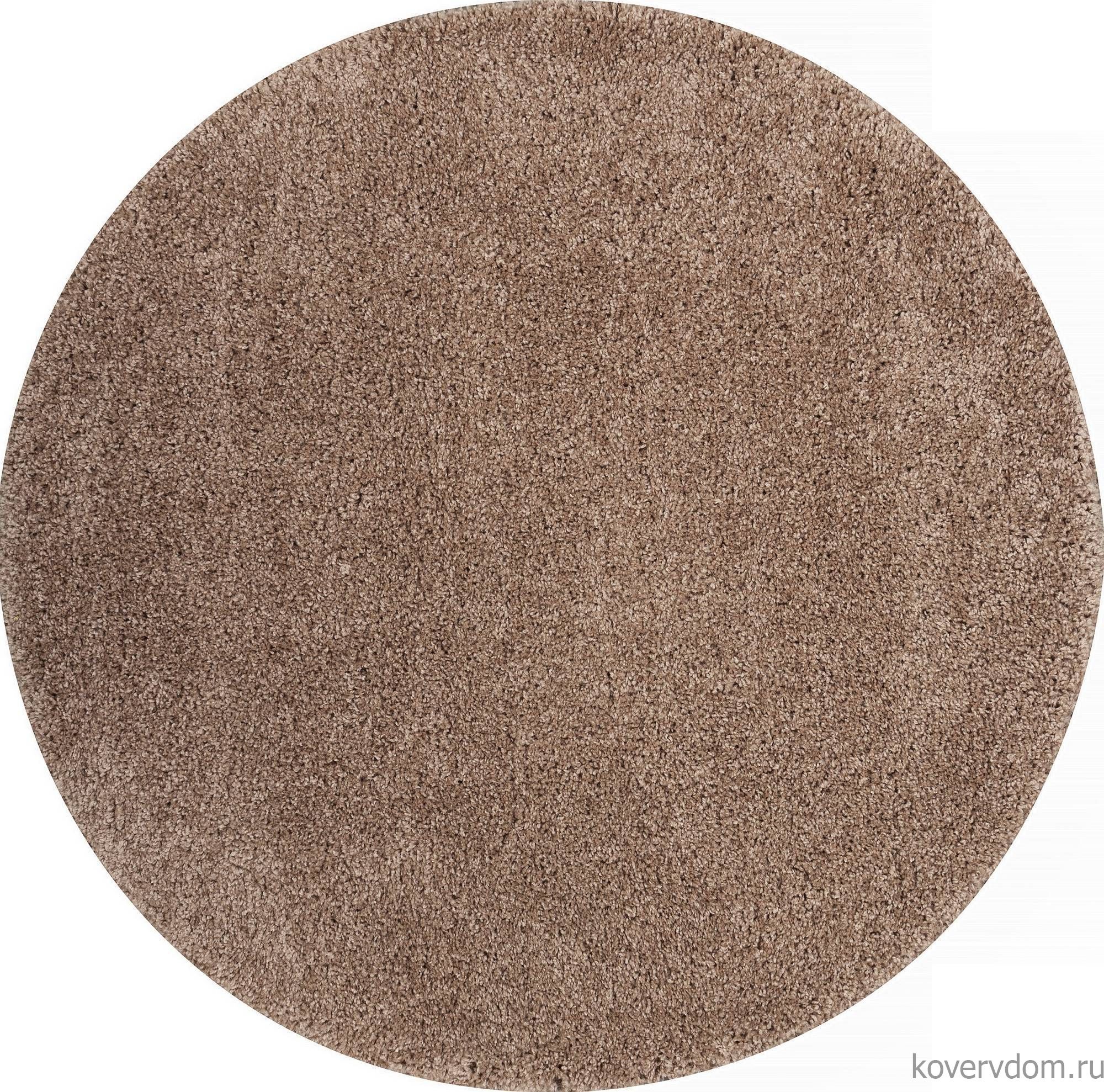 Ковер SHAGGY TREND L001 LIGHT BROWN Круг